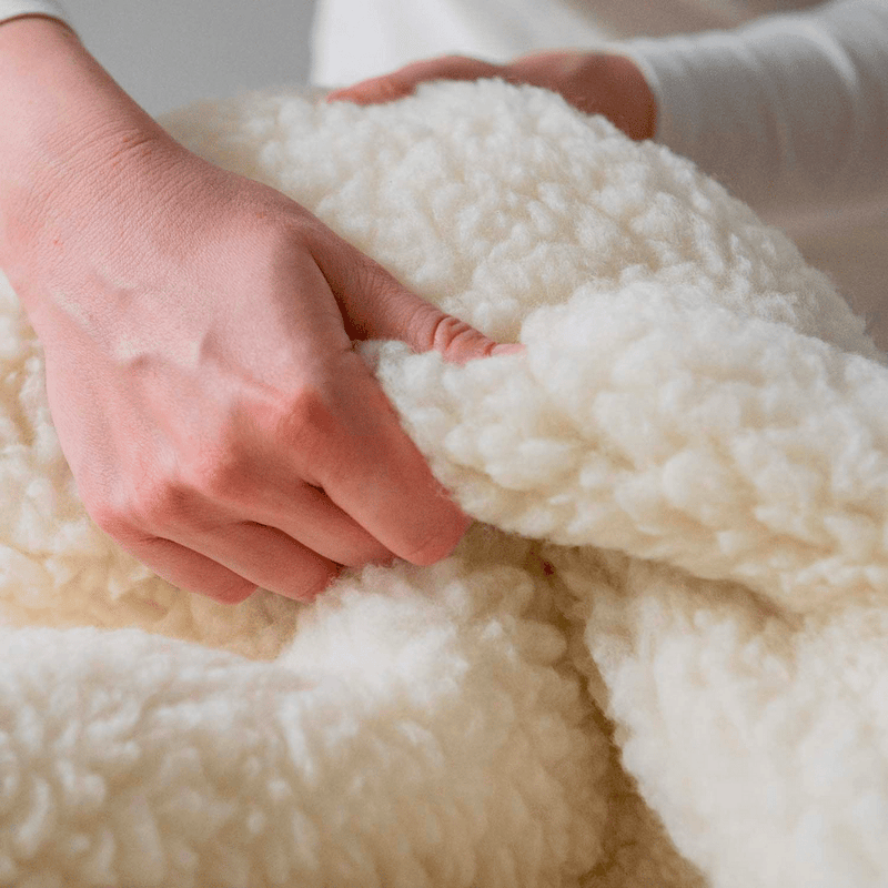 Coprimaterasso in lana merino di tosa BIO e Bioceramica